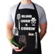 thumbnail image 1 of Delantal Mr. Good Lookin 'is, delantal para barbacoa con 2 prácticos bolsillos, cuello ajustable y cinturón extralargo. Más adecuado para cocinar y hacer barbacoas., 1 of 5