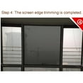 thumbnail image 4 of teapwant Indoor Insect Fly Screen Curtain Mesh Bug Mosquito Netting Door Window Black, 4 of 9