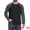 Gray Black, variant on DARING DIVA Men's Long Sleeve Color Block Casual Raglan T-Shirt M Black White