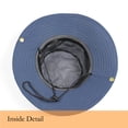 thumbnail image 3 of Sun Hats for Men/Women, Wide Brim Bucket Hat Waterproof Breathable Packable Boonie Hat for Fishing UPF 50 UV Protection, 3 of 5