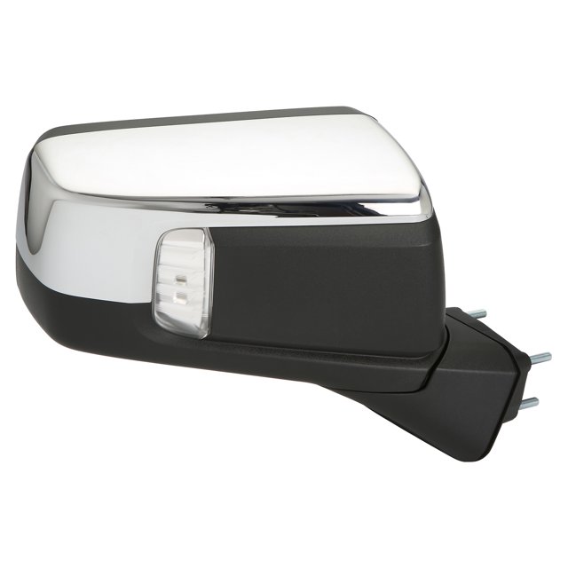OE Compatible/Replacement Door Mirror Passenger Side Power Chrome Htd With Signal/memory/puddle Lamp(GM1321589)
