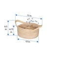thumbnail image 6 of KOUBOO Unique Home Decor Hand Woven Rattan Storage 8 in x 8 in x 6.5 in 3-Compartment Kitchen Utensil Organizers, 6 of 6