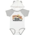 thumbnail image 3 of Inktastic Nevertheless, She Persisted with Flowers Boys or Girls Baby Bodysuit, 3 of 5