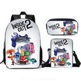 thumbnail image 3 of 2024 Nuevo Disney Inside Out2 Paquete de tres piezas de libros de dibujos animados Paquete de comida Estuche para bolígrafos Mochila para escuela primaria y secundaria, 3 of 5