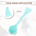 thumbnail image 5 of Unique Bargains Silicone Facial Cleansing Brush Multifunction Handheld Face Scrubber for Face Skincare Green 6.10"x1.57", 5 of 7