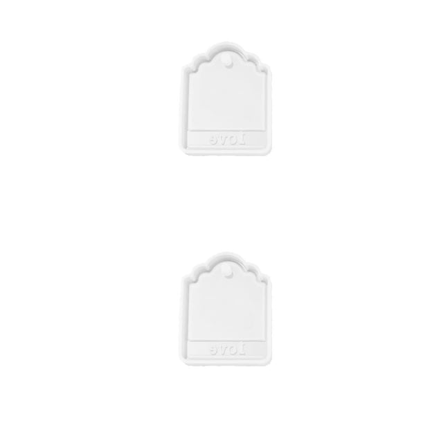 Cateissary Moldes de fundición de silicona, adorno colgante de arte, troquel de aromaterapia, herramienta de fabricación de joyas hecha a mano, AMOR 2Conjunto