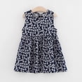 thumbnail image 1 of Moda dulce niño niña sin mangas Bowknot floral dulce verano vestido casual, 1 of 6