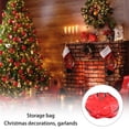 thumbnail image 2 of Bolsa de almacenamiento para coronas navideñas, a prueba de polvo, color rojo, 2 of 3