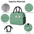 thumbnail image 4 of Insulated Lunch Bag for Women, Floral Print Oxford Fabric Lunch Box, Leakproof Thermal Cooler Tote for Work, School & Picnic, Leopard Animal Print, 4 of 5