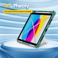 thumbnail image 3 of ELEHOLD for iPad 10th Geneartion 10.9 Inch 2022 Rugged Case with 360° Ratation Hidden Kickstand Pencil Holder Shockproof Heavy Duty Protection Cover for iPad 10.9 Inch,Green, 3 of 6
