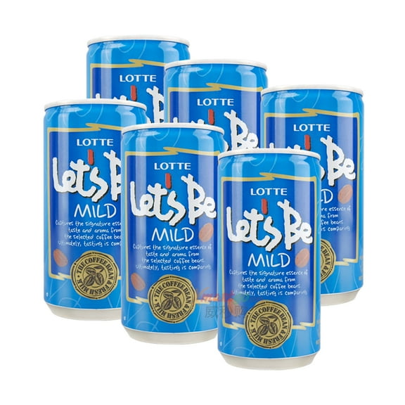 Lotte Let's Be Coffee Mild 6pk 1050ml