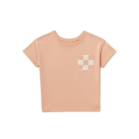 

Garanimals Toddler Girls Short Sleeve Pocket Tee Sizes 12 Months-5T