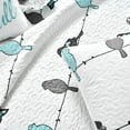 thumbnail image 4 of Rowley Birds Quilt Set, 7 Piece Set, King, Blue & Gray - Reversible Bird, 4 of 9