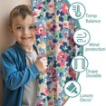 thumbnail image 3 of Blackout Kids Curtains,Pioneer Flower Childrens Insulated Curtains Set Of 2,Bedroom Essentials,Toddler Room Decor 42x54in(106x137cm), 3 of 4