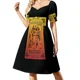 thumbnail image 1 of Vestido clásico de manga corta de Earth Wind and Fire 1979 Concert, vestidos de fiesta para mujer, ropa estética de verano., 1 of 7