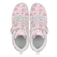 thumbnail image 3 of Psesaysky Strawberry Rabbits Pink Velcro Sneakers Light Breathable Non Slip Durable Sports Shoes for Little Girls Size 11-15, 3 of 7
