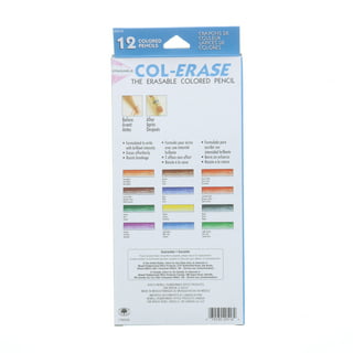 Col-Erase Pencil W/eraser, 24 Assorted Colors/set