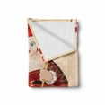 thumbnail image 2 of Alice in Wonderland Soft Flannel Fleece Blanket, Queen Cards Playing Alice Character in Fictional Fairy Tale Print, Cozy Plush for Indoor and Outdoor Use, 60" x 80", Red Brown Ecru, by Ambesonne, 2 of 6