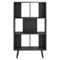 thumbnail image 4 of Modway Transmit 5-Shelf Wood Bookcase with Splayed Dowel Legs in Charcoal, 4 of 9