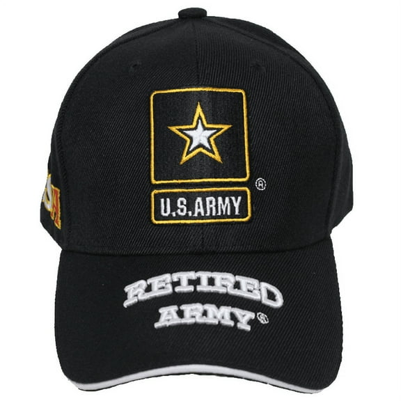 3-D Embr. Hat - Retired Army
