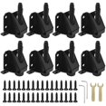 thumbnail image 1 of 8 PCS Heavy Duty Furniture Feet, Adjustable Leveling Feet for Furniture, Hexagon Nuts Lock Furniture Legs Levelers for Table Cabinets Workbench Shelving Units, 1 of 5