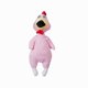 thumbnail image 1 of Juguete para perros Yashi con cuerda de entrenamiento forma de pollo color rosa 30 cm, 1 of 2
