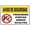 Warning Sign 3, variant on Spanish Caution Hearing Protection in This Area - 8"x12" Metal Tin Sign for Home, Work, Workshop, Factory