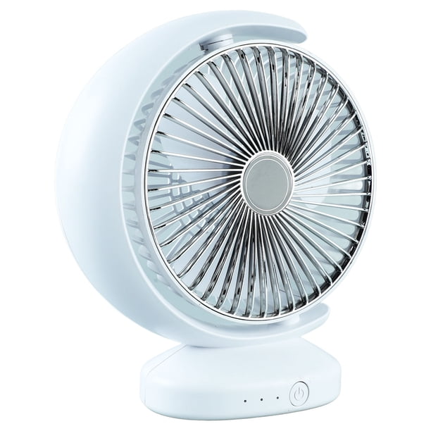 Ventilador de escritorio USB silencioso, mini ventilador de escritorio portátil pequeño de viento de 3 velocidades Mini ventilador portátil Materiales ecológicos Jadeshay A