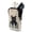 Black Cat Piano Keys Music Note Beige, variant on SEANATIVE Double Compartment Eyeglasses Case Shockproof Glasses Case Anti-Scratch Lightweight Sunglasses Pouch Portable Eyewear Storage Pouch with Zipper, Butterfly Daisy Floral Black