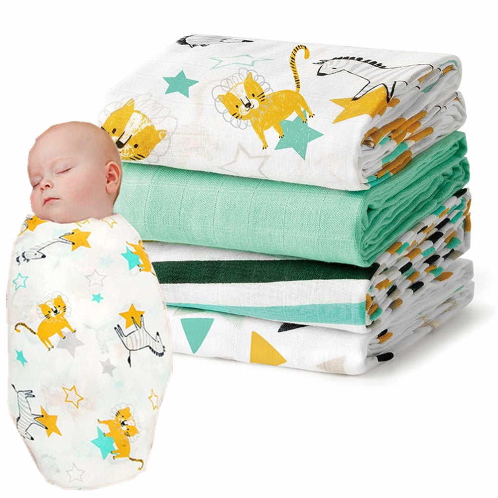 Bamboo fiber baby Newborn Swaddle Blanket Infant Single layer baby towel swaddle 