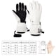 thumbnail image 2 of Guantes de bicicleta unisex Guantes antideslizantes resistentes al frío Hombres Mujeres Manoplas cálidas de invierno, 2 of 9