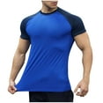 thumbnail image 2 of Mingw T Shirts for Men Men's Casual Summer Short Sleeved T Shirts Round Neck Fitness Top, 2 of 5