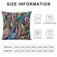 thumbnail image 5 of SHANXI Throw Pillow Covers Square Pillowcases for Home Decor Sofa Car Bedroom Geometric Pattern Painting Pillow Cases 20x20in, 5 of 5