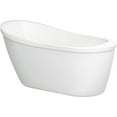 thumbnail image 5 of Proflo PFFSOS25932WH Bingham 59" Free Standing Acrylic Soaking Tub - White, 5 of 7