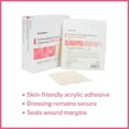 thumbnail image 2 of McKesson Hydrocellular Foam Dressing, Acrylic Adhesive Wound Bandage, 4 in x 4 in, 10 Count, 10 Packs, 100 Total, 2 of 10