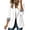 White, variant on Women's Lightweight 3/4 Sleeve Blazer Slim Fit Notched Lapel Business Casual Jacket Spring Summer Suit Jacket with Pockets, Beige
