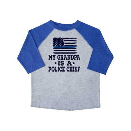 

Inktastic Police Chief Grandpa Law Enforcement Gift Toddler Boy or Toddler Girl T-Shirt