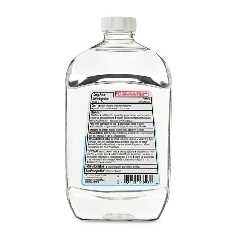 mineral oil personal lubricant (4 pack) Equate Mineral Oil Lubricant Laxative Liquid for Constipation, 16  fl oz (474mL)