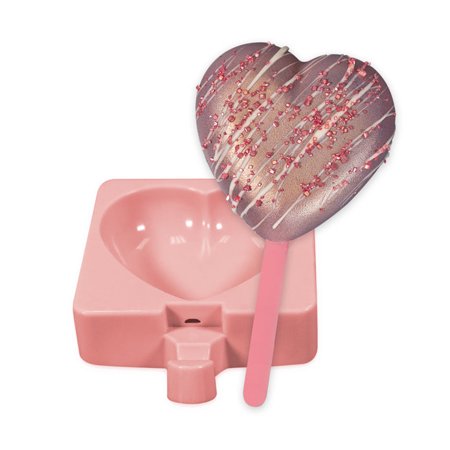 

Single Heart Shaped Cakesicle Mold