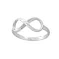 thumbnail image 3 of 925 Sterling Silver Oxidized Platinum Plated Infinity Stack Women Women Valentines Day Gifts Ring, 3 of 4