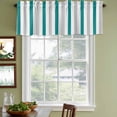 thumbnail image 5 of 2 Panels Bronze Grey Stripe Valance for Windows, Modern Farmhouse Vertical Striped Light Filtering Kitchen Curtains, Rod Pocket Window Treatment Curtain Valances for Living Room Bedroom, 54"x18", 5 of 9