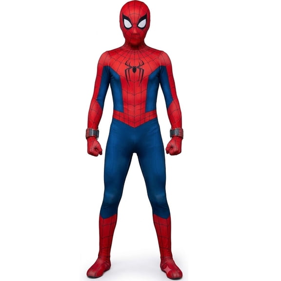 2026 New Halloween Superhero Spide Cosplay Costume, Hero Full Bodysuit Costume Set, Cosplay Set Include Jumpsuit with Hood