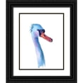 thumbnail image 1 of Shefranov, Olga 12x14 Black Ornate Wood Framed with Double Matting Museum Art Print Titled - Swan, 1 of 4