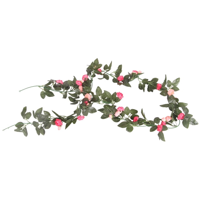 2 Piezas De Camelia Artificial Rose Wedding Wall Hanging Decoration Flower VARIOS Rosa palido