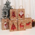 thumbnail image 4 of Billuyoard Bolsas de papel para regalo con asas, bolsas de papel portátiles de Navidad de gran capacidad, ampliamente utilizadas Kits de decoración para fiestas 025-4 21*15*8, 4 of 6