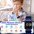 thumbnail image 2 of Kids Digital Watch for Boys Girls Sports Watch with Alarm, Stopwatch, Calendar, Pedometer,Waterpoof Watch with Nylon Band Gifts for Kids, 2 of 7
