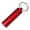 Red, variant on Soumake Portable Sealed Jar Keychain Screw Lid Aluminum Alloy Waterproof Flat Bottom Hanging Mini Tablet Pill Storage Bottle Container Holder Key Ring