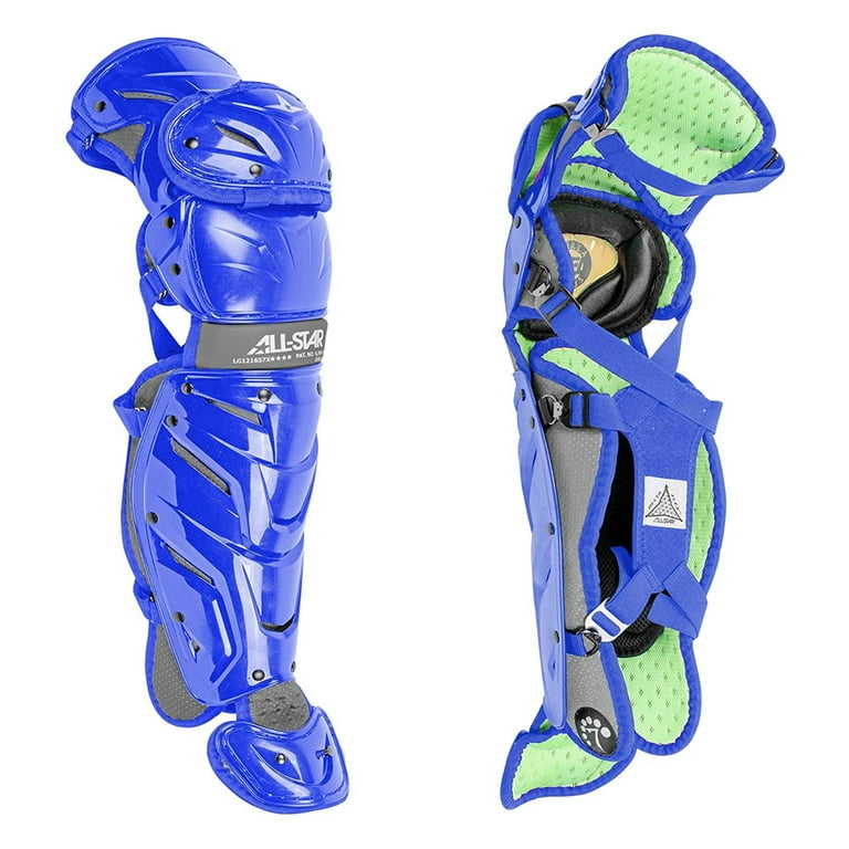 Protège-poitrine Baseball All-Star S7 Axis - Jeune 9-12 Ans, Bleu Royal, Pour Receveur