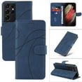 thumbnail image 1 of Flip Case For FOXDOCK Samsung Galaxy S21 Ultra Card Slots and Kickstand Function Skin Feel Leather, 1 of 5