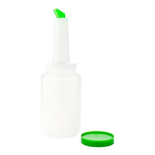 Restaurantware Bar Lux 2.5 qt Plastic Quick Pour Storage Container